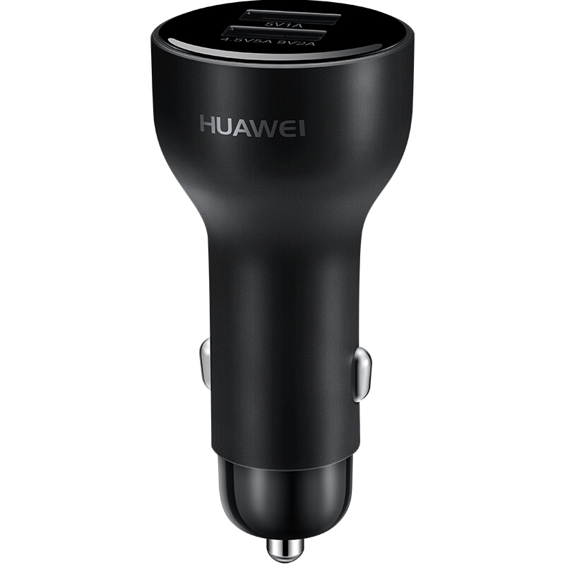 华为 HUAWEI 4.5V SuperCharge 快充 双USB输出 车载充电器