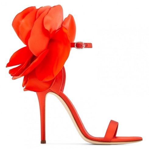 Giuseppe Zanotti/朱塞佩·萨诺第 红色贴花高跟鞋 