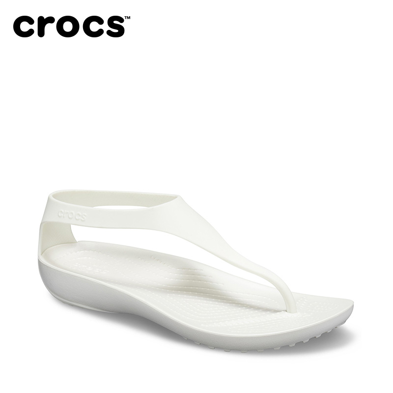 Crocs女鞋 春季2019新款瑟琳娜夹脚人字凉鞋 轻便外穿拖鞋