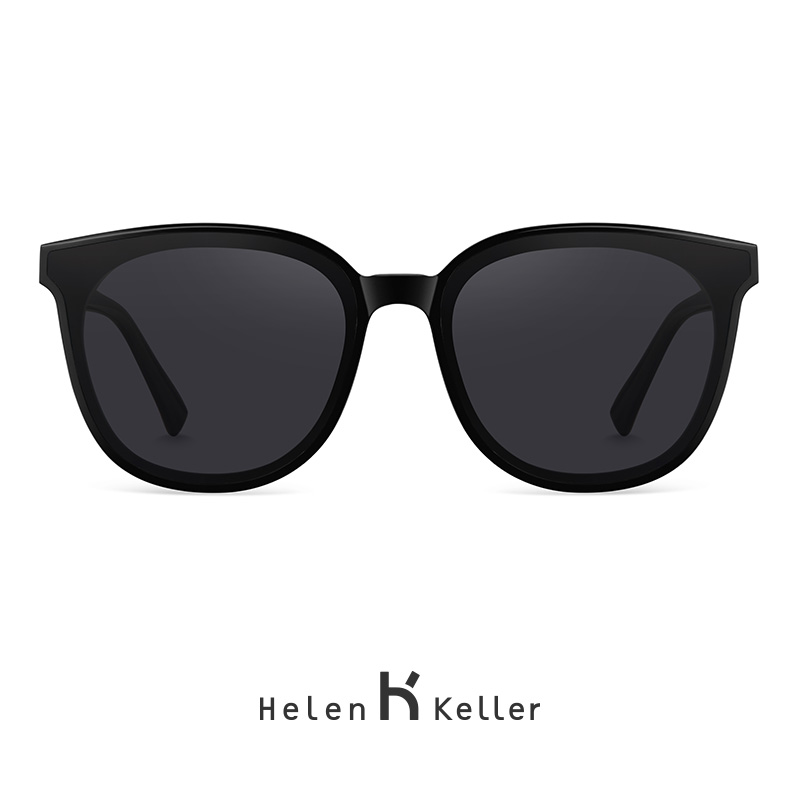 海伦凯勒2019新款女复古偏光太阳镜时尚潮墨镜女开车司机镜H8808
