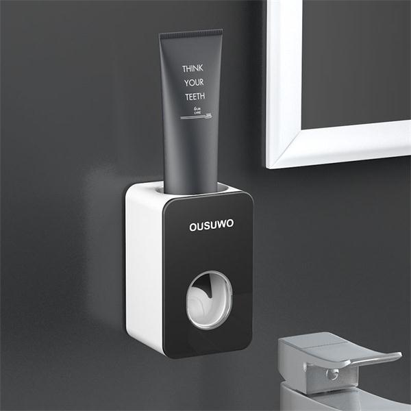 创意浴室壁挂式自动挤牙膏器 抖音懒人神器便携式牙膏挤压器