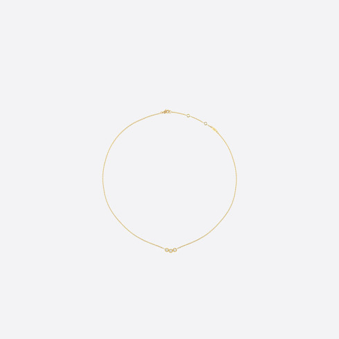 迪奥/Dior MIMIROSE项链，750/1000黄金和钻石