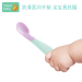 宝宝辅食勺子感温变色硅胶软头勺喂水训练勺新生儿童餐具碗勺神器