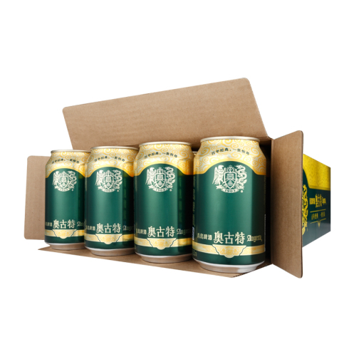 青岛啤酒奥古特 ≥4.7%vol大麦酿造高端啤酒330ml*24听