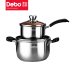 德铂（Debo）德国奥德尔（组合套锅）不锈钢烹饪炒锅蒸锅汤锅锅具套装DEP-DZ284