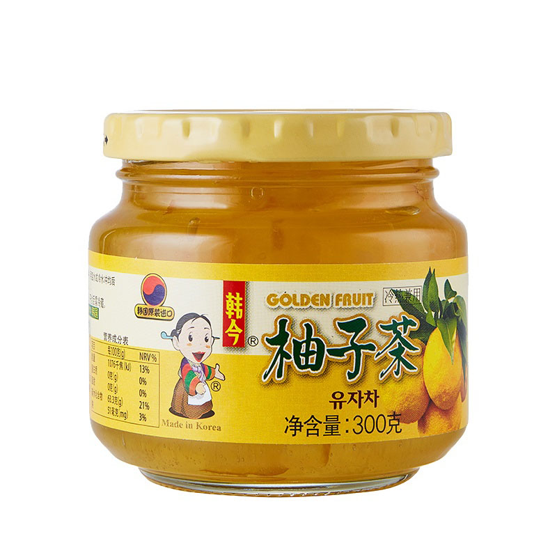 韩今蜂蜜柚子茶300g冲调饮品饮料果实茶水果茶