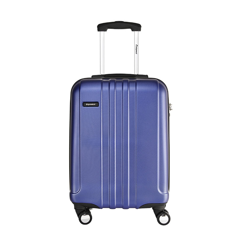 外交官Diplomat时尚行李箱万向轮旅行拉杆箱DS-1275 蓝色 20英寸