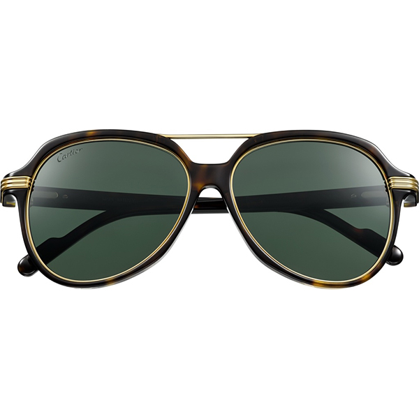  卡地亚/Cartier 复古框架太阳眼镜