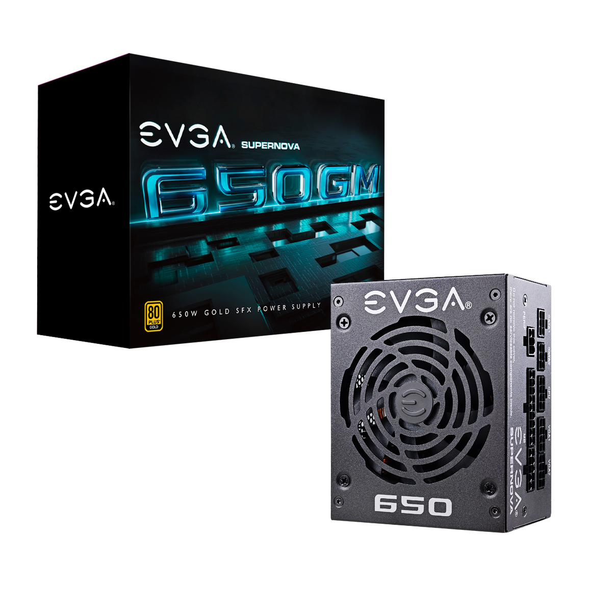 EVGA 650GM 650w全模 SFX小电源 ECO静音设计可搭配ITX迷你机箱