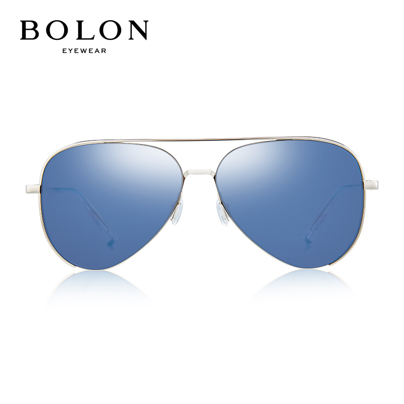 暴龙BOLON太阳镜中性款经典时尚太阳眼镜飞行员框框墨镜BL7017D90