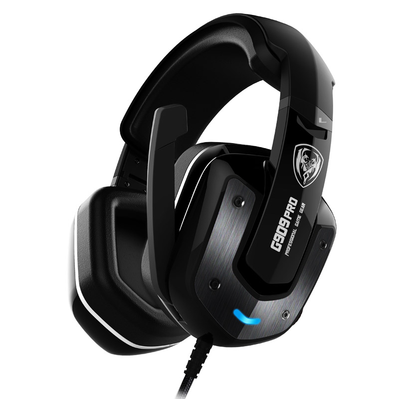 硕美科（SOMIC）G909pro 头戴式 游戏耳机 电竞耳麦 被动降噪 重低音