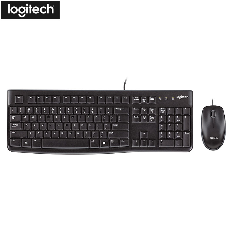 logitech罗技 有线键盘鼠标套装 坚固耐用MK120