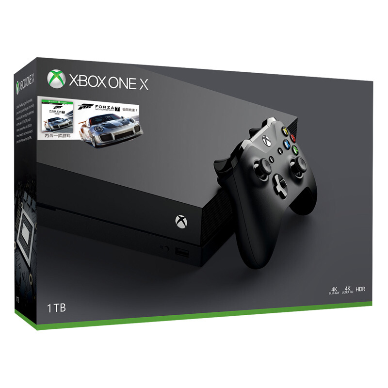 微软（Microsoft）Xbox One X 1TB Forza7天蝎座极限竞速7套装