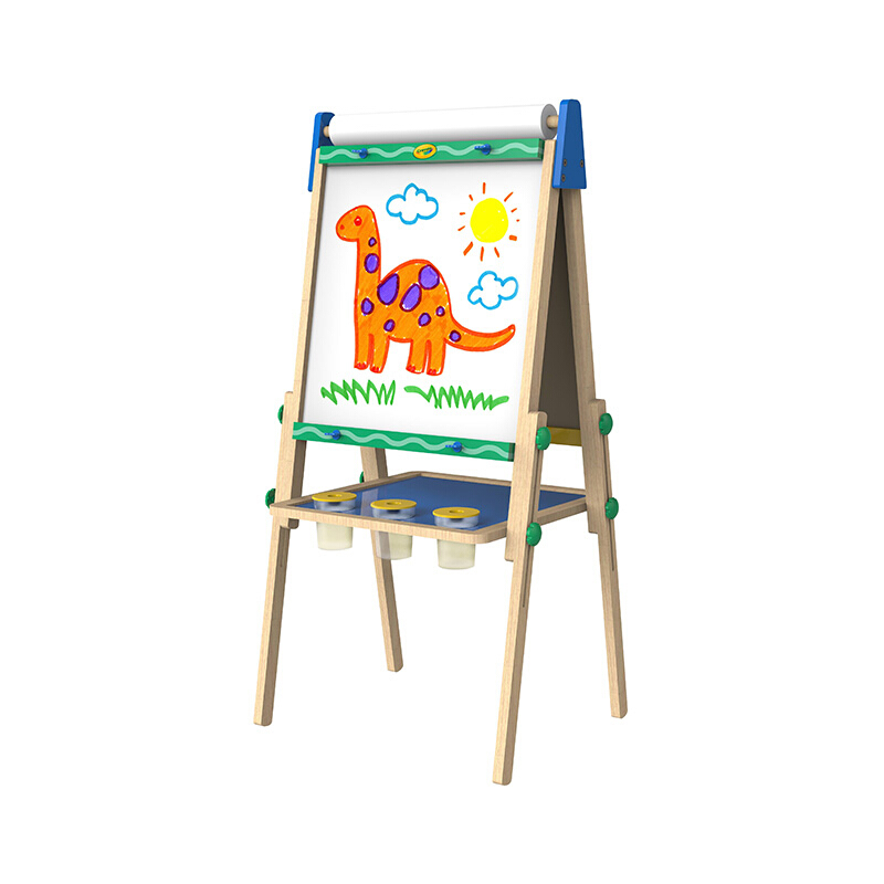 绘儿乐（Crayola）绘儿乐创意木质双面画画板 黑板 白板 绘画纸 儿童画板 磁性画板