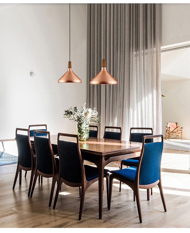 2019新款北欧丹麦三头餐厅吊灯 现代简约办公室吧台ins卧室床头灯