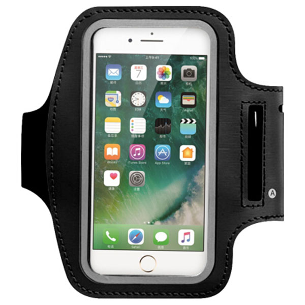  毕亚兹 跑步运动手机臂带/袋 男女款户外骑行触屏臂包手机保护套适用于5.7英寸以下苹果华为小米