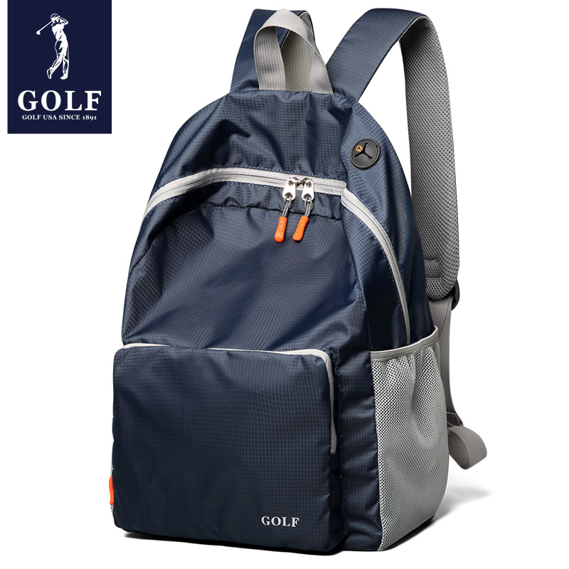 【GOLF】高尔夫双肩包女男背包多色防水轻便携带旅行包户外包折叠包 D5GF82732T