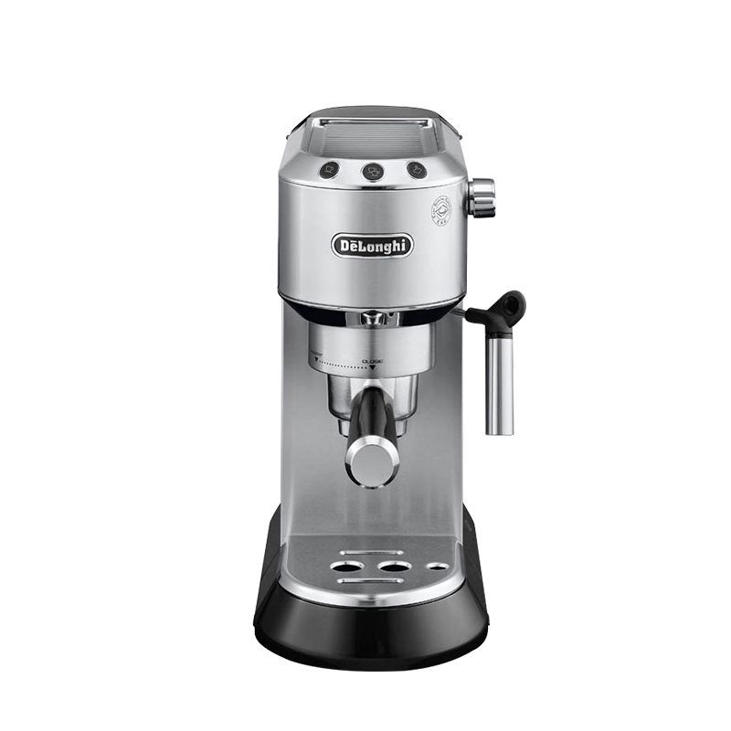 Delonghi/德龙家用半自动意式咖啡机EC680泵压式不锈钢