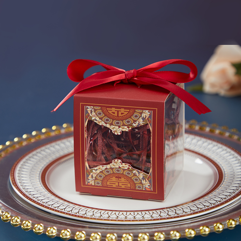 西式风格创意pvc糖果盒结婚高级镂空小清婚礼喜糖盒